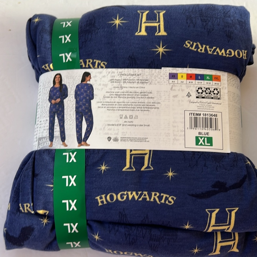 New Harry Potter 2 Piece Lounge Set Women’s XL (16-18) - Picture 4 of 4